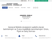 Tablet Screenshot of generalmobileservis.com